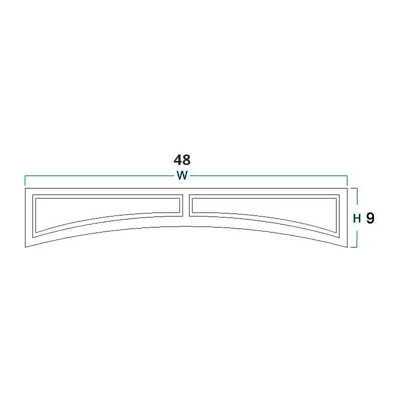 Arched Valance - 48"W