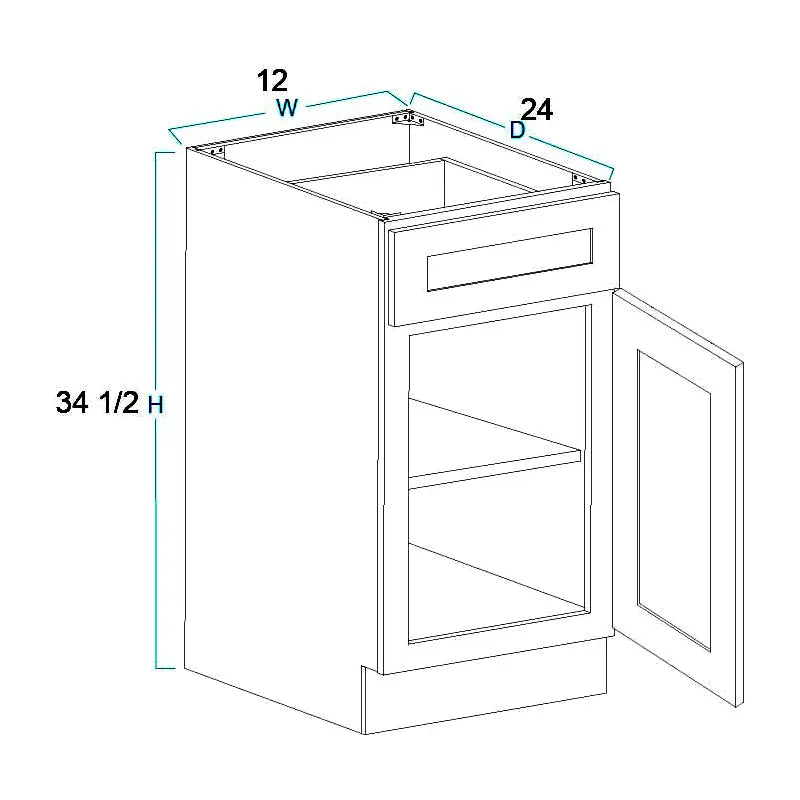 Base Cabinet 12"