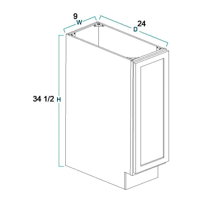 Base Cabinet 9"