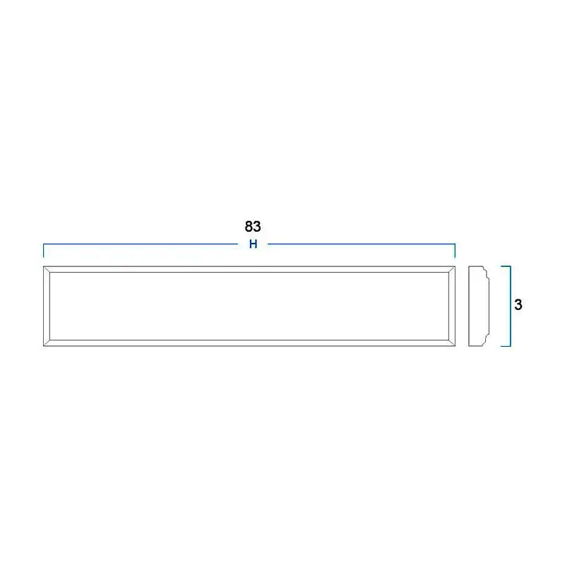 Overlay Wall Filler (3"W x 83"H x 3/4"D)