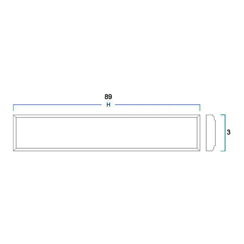 Overlay Wall Filler (3"W x 89"H x 3/4"D)