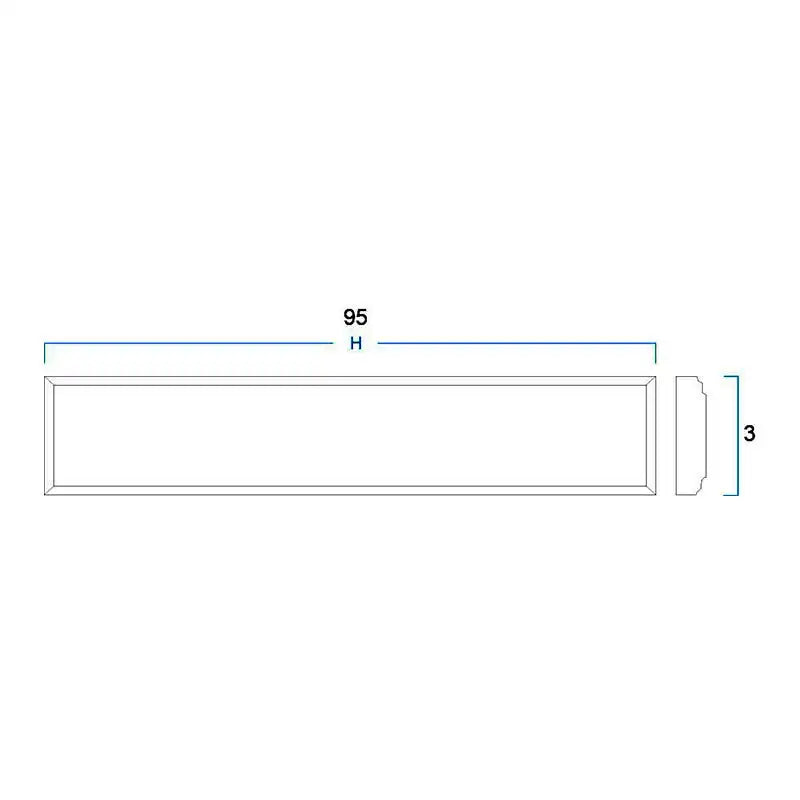 Overlay Wall Filler (3"W x 95"H x 3/4"D)