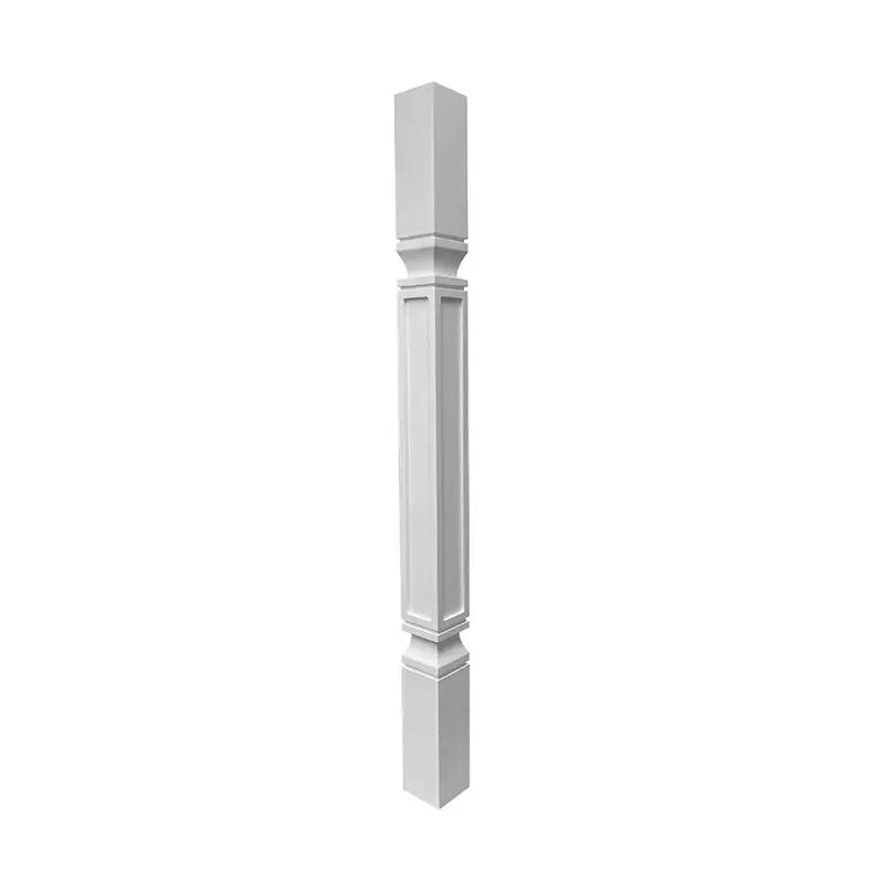 Colorado White Shaker Leg Post- 3"W x 42"H x 3"D