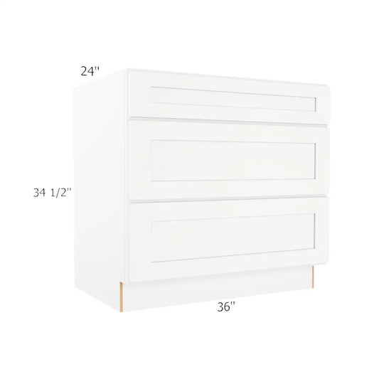 3 Drawer Base Cabinet 36"