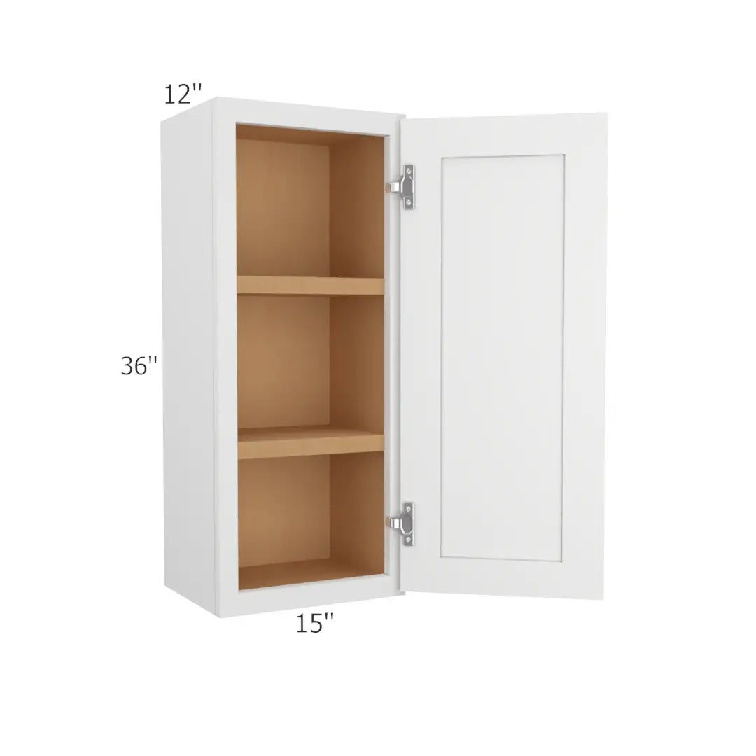 Wall Cabinet 15"W x 36"H x 12"D