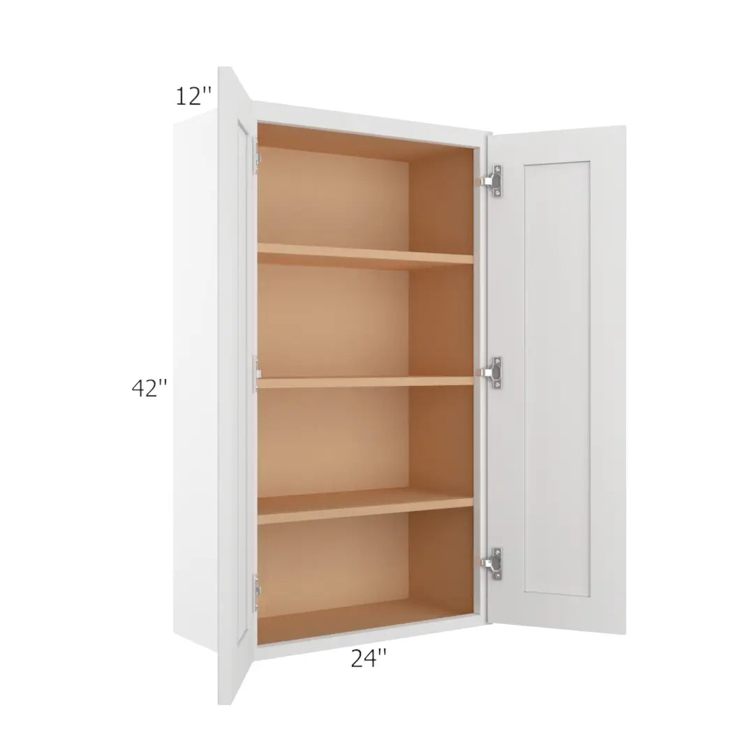 Wall Cabinet - 24"W X 42"H X 12"D