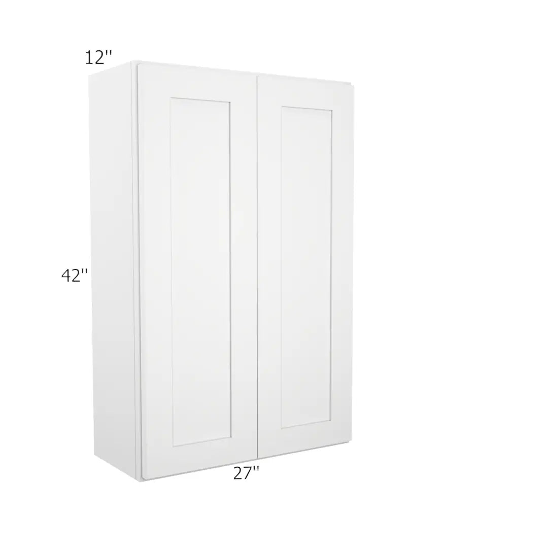 Wall Cabinet - 27"W X 42"H X 12"D