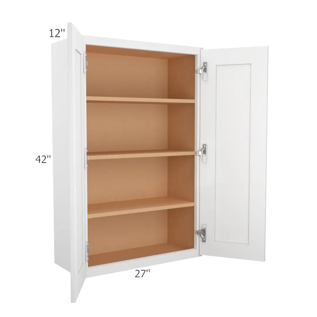 Wall Cabinet - 27"W X 42"H X 12"D