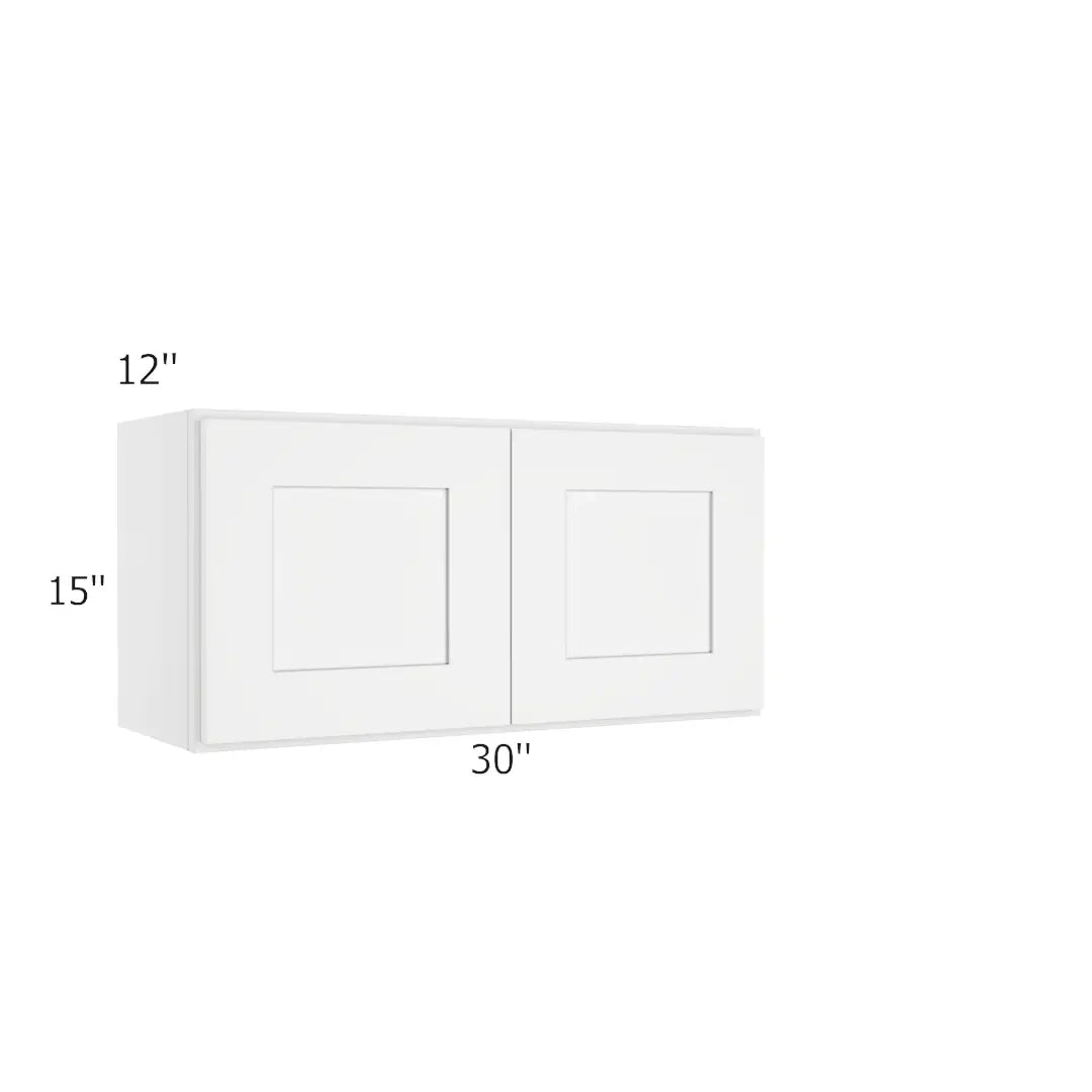 Wall Cabinet - 30"W X 15"H X 12"D