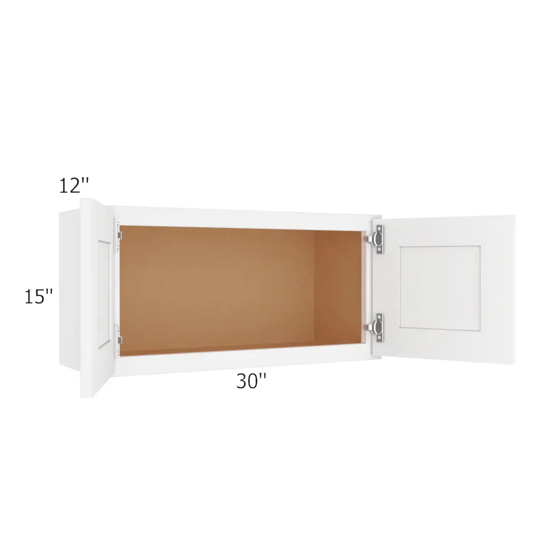 Wall Cabinet - 30"W X 15"H X 12"D